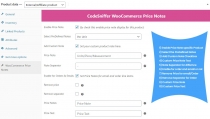 WooCommerce Price Note Plugin  Screenshot 1