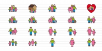 Family Color Icon Set  Screenshot 1