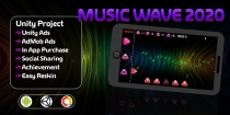 Music Tile -  Magic Beats Unity game Screenshot 1