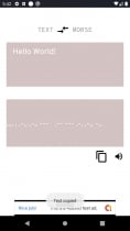 Morse Translator - Android Studio Java Application Screenshot 4