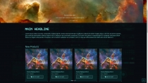 Orbit - Futuristic Scifi Bootstrap 4 HTML Theme Screenshot 7