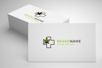 Medical Leaf Logo Template Screenshot 2