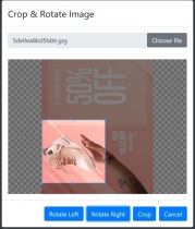 Crop And Rotate Image - PHP Script Screenshot 3