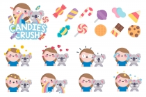 Candies Crush Match 3 Game Assets Screenshot 9