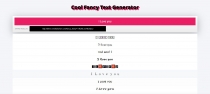 Unlimited Stylish Text Generator JS script Screenshot 1