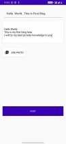 BlogApp - Android Source Code  Screenshot 2