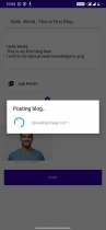 BlogApp - Android Source Code  Screenshot 4