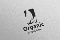 Natural And Organic Logo Design Template Screenshot 3