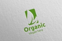 Natural And Organic Logo Design Template Screenshot 5