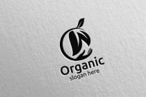 Natural And Organic Logo Design Template Screenshot 3