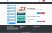 Exam Application PHP Script Screenshot 1