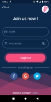 Flutter Login And Register UI Screenshot 3