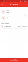 Bus Booking - Android Studio UI Template Screenshot 1