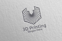 3D Printing Company Logo Design  Screenshot 3