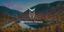 Aesthetic Fitness Logo Screenshot 3