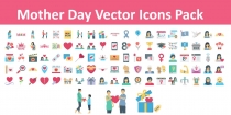 Mother Day color Vector Icons pack Screenshot 1