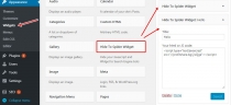 Hide To Spider WordPress plugin Screenshot 2