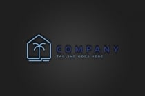 Beach House Logo Template Screenshot 1