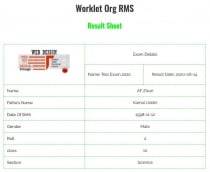 Worklet Org - Result Management System Script Screenshot 2