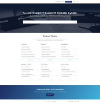 Quick Support Tickets System And Knowledge Base Screenshot 1