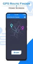 GPS Route Finder and Navigation - Android App Screenshot 1