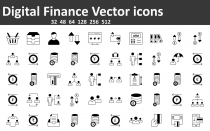  Digital Finance Vector icons Screenshot 2