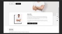 Responsive Personal Portfolio Website Using HTML  Screenshot 2