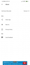 OneTouch Recorder - Android Source Code Screenshot 3