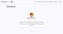 Personal Portfolio CV Resume HTML Template Screenshot 17