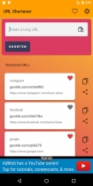 URL Shortener - Android Source Code Screenshot 5