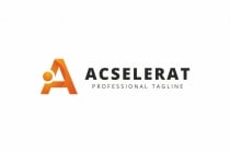 Acselerat A Letter Logo Screenshot 2