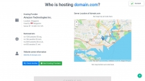 WhoIsHostingThis - Hosting Checker PHP Script Screenshot 2