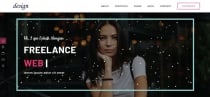 Personal Portfolio Template for Freelancers Screenshot 1