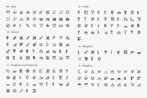 1500 Miscellaneous Line Icons  Screenshot 6