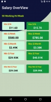 Salary Calculator - Android App Source Code Screenshot 4