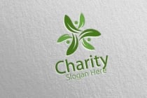 Charity Hand Love Logo Design Screenshot 5