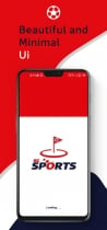 Sports News - Stream Live Matches Android App Screenshot 2