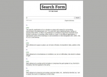 PHP Search form - Dictionary Screenshot 2