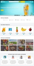 Shopify Grocery Theme Screenshot 1