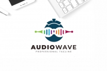 Audio Wave Logo Screenshot 1