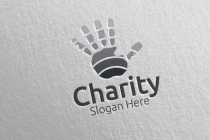 Charity Hand Love Logo Design Screenshot 3