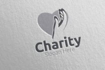 Charity Hand Love Logo Design Screenshot 3