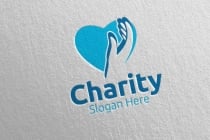 Charity Hand Love Logo Design Screenshot 4