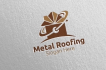 Real Estate Metal Roofing Logo Screenshot 2