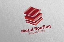 Real Estate Metal Roofing Logo Screenshot 1