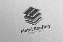 Real Estate Metal Roofing Logo Screenshot 3