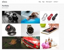 Eless - minimalistic Wordpress Theme Screenshot 2