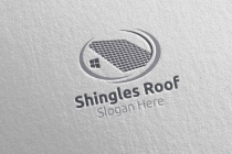 Real estate Shingles Roofing Logo Screenshot 3