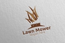 Lawn Mower Logo for Lawn Mowing Gardener Design Screenshot 2