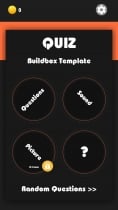 Quiz Engine - Buildbox 3 Trivia Quiz Template Screenshot 1